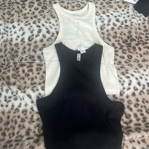 NWT pack of 2 halter neck crop tops